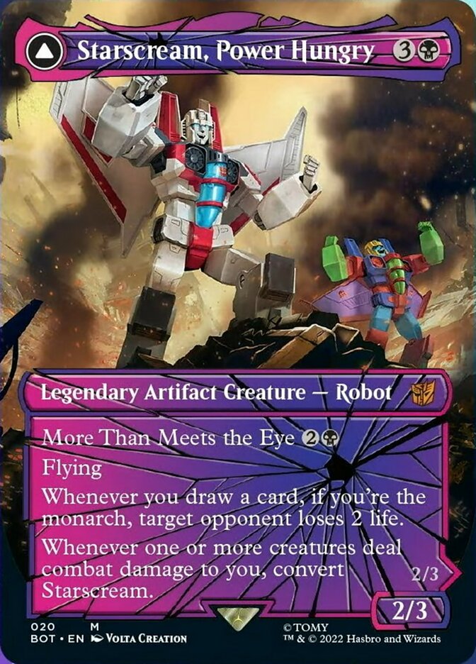 Starscream, Power Hungry (Shattered Glass) (20) [Universes Beyond: Transformers]