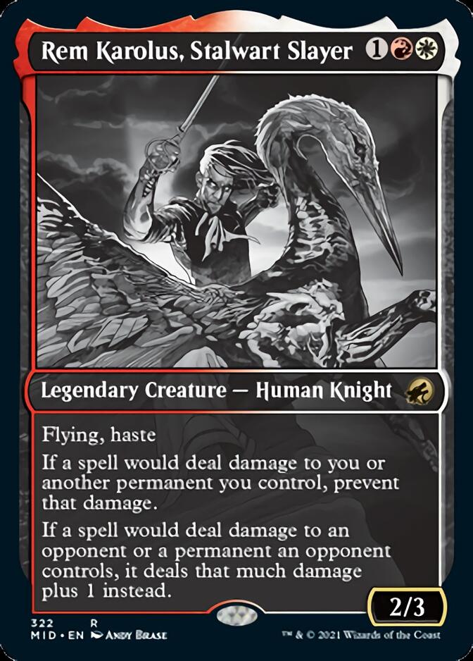 Rem Karolus, Stalwart Slayer (Showcase) (322) [Innistrad: Midnight Hunt]