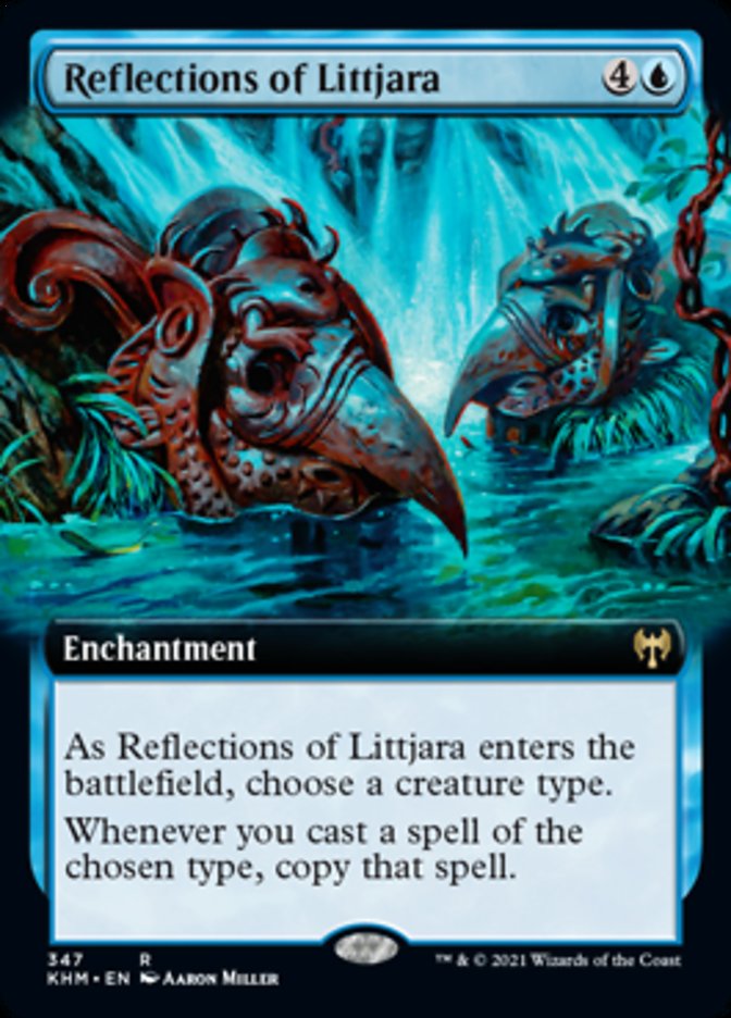 Reflections of Littjara (Extended Art) (347) [Kaldheim]