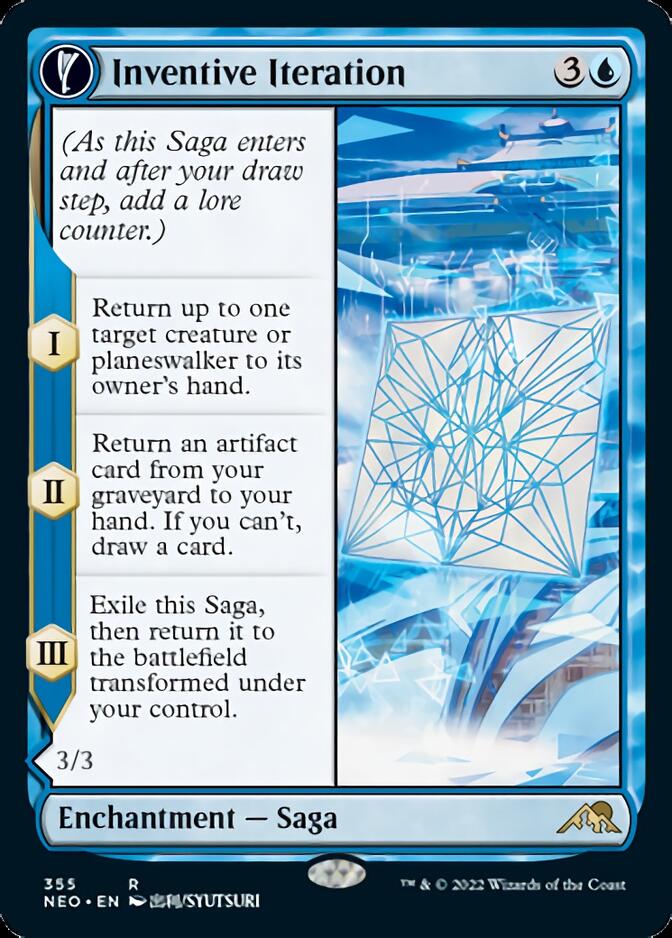 Inventive Iteration (Showcase) (355) [Kamigawa: Neon Dynasty]