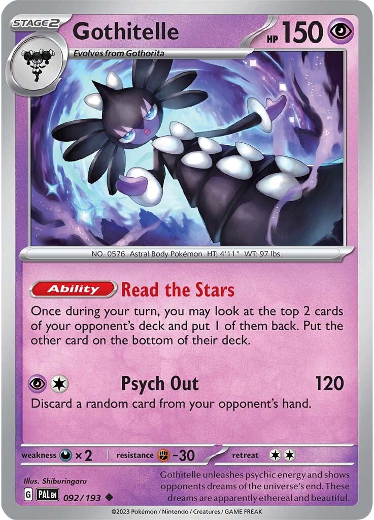 Gothitelle (092/193) [SV02: Paldea Evolved]