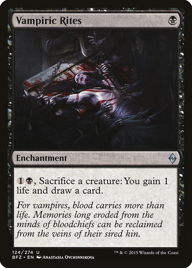Vampiric Rites (124) [Battle for Zendikar]