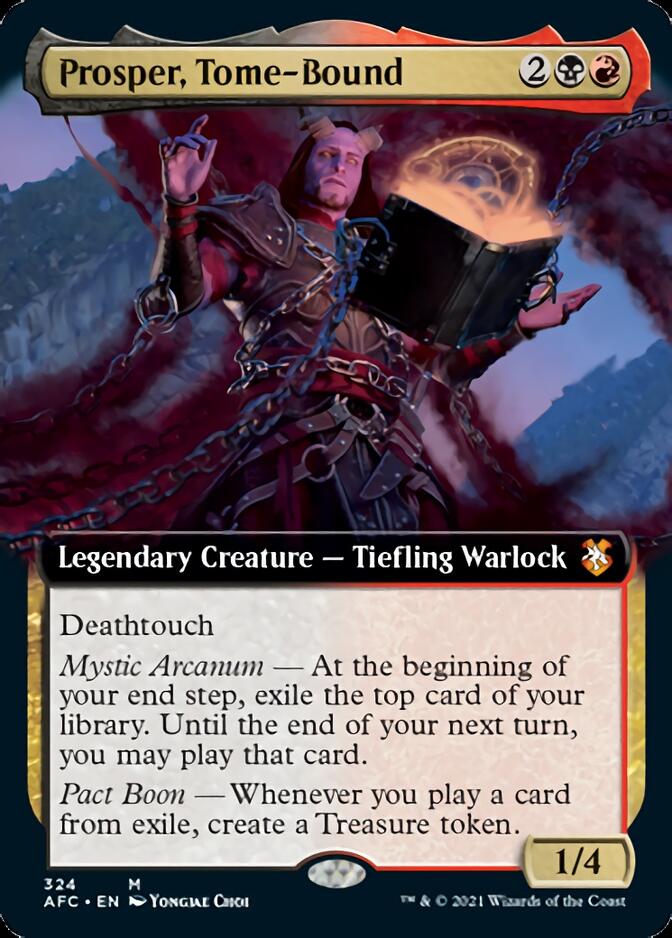 Prosper, Tome-Bound (Extended Art) (324) [Commander: Adventures in the Forgotten Realms]