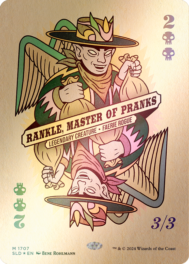 Rankle, Master of Pranks (Rainbow Foil) (1707) [Secret Lair Drop Series]