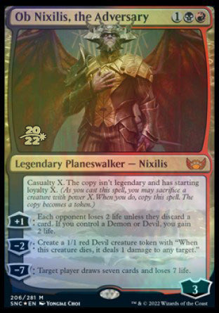 Ob Nixilis, the Adversary (206) [Prerelease Cards]