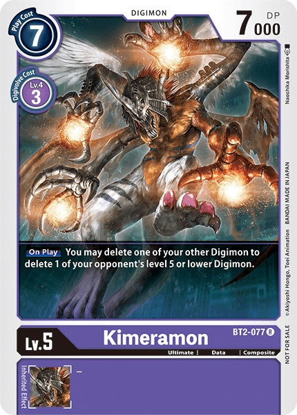 Kimeramon - BT2-077 (Battle of Omni Pre-Release) (BT2-077 R) [Release Special Booster 1.0]