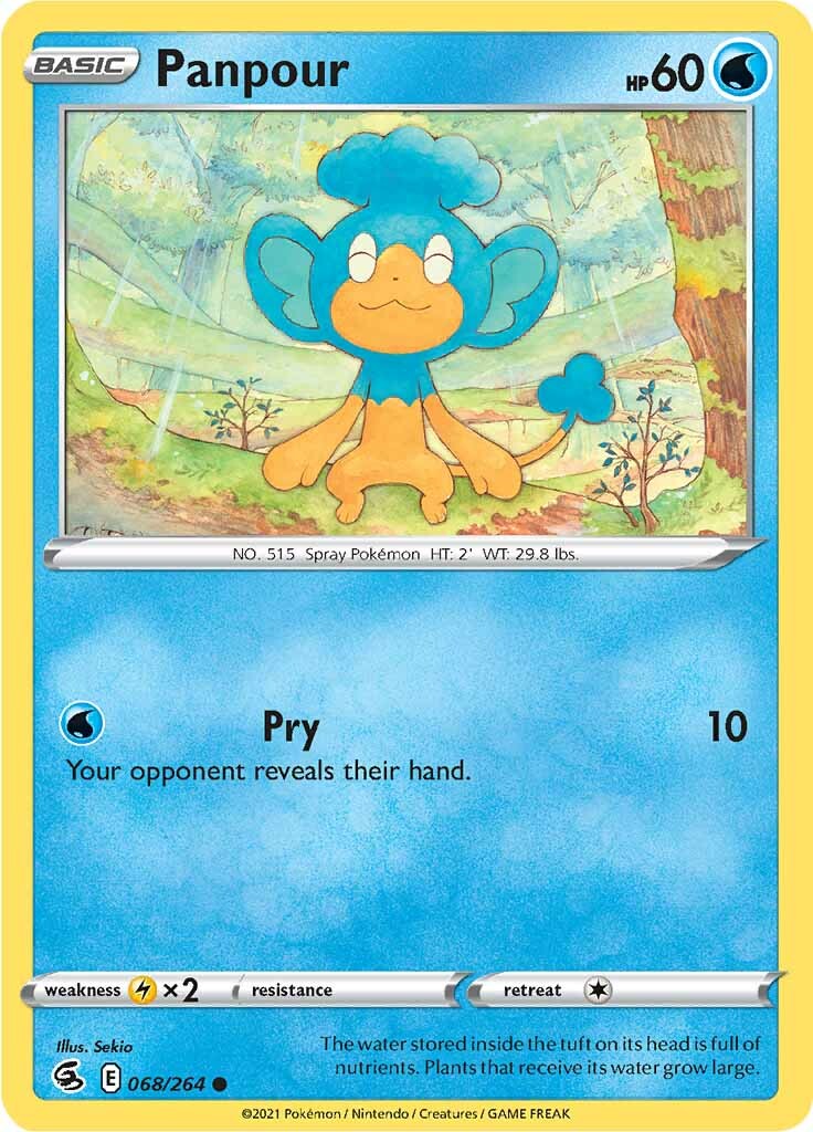 Panpour (068/264) [SWSH08: Fusion Strike]