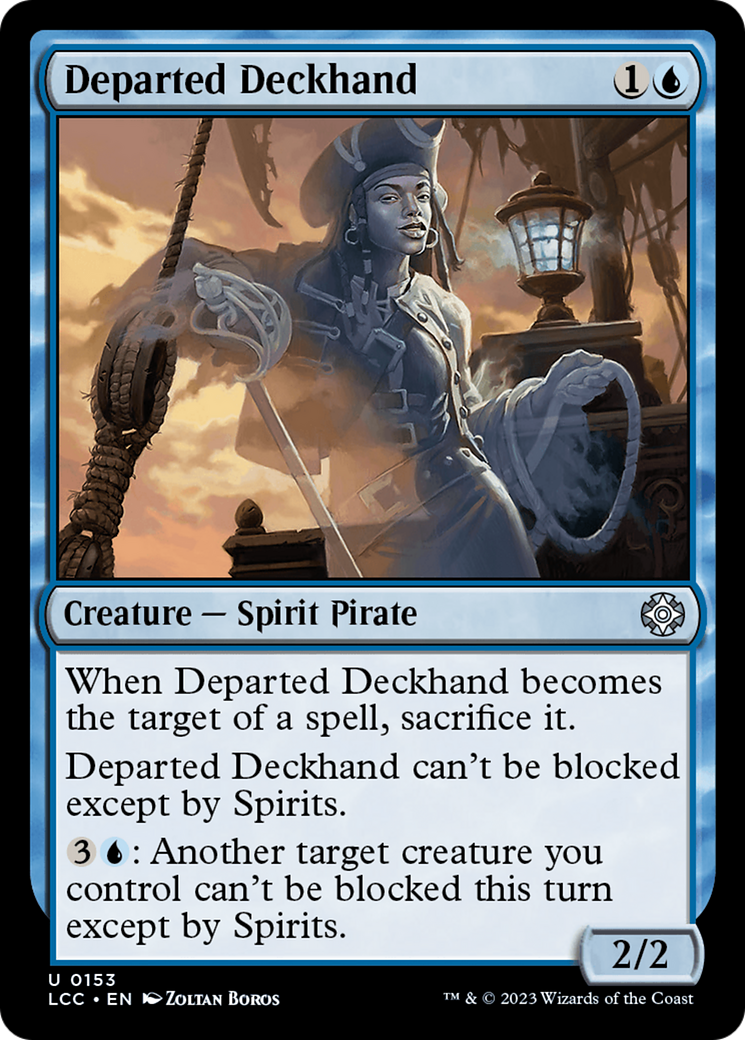 Departed Deckhand (153) [Commander: The Lost Caverns of Ixalan]