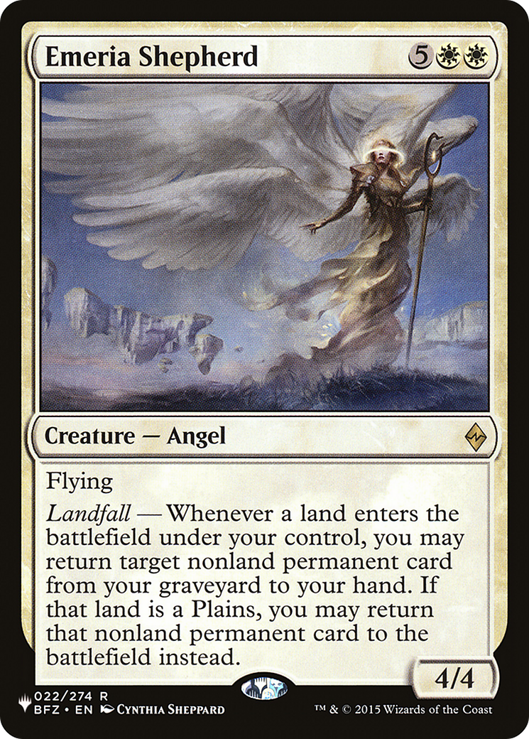 Emeria Shepherd (22) [The List Reprints]