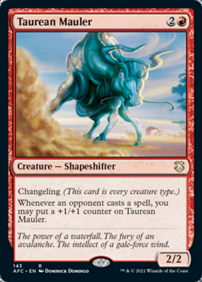 Taurean Mauler (143) [Commander: Adventures in the Forgotten Realms]