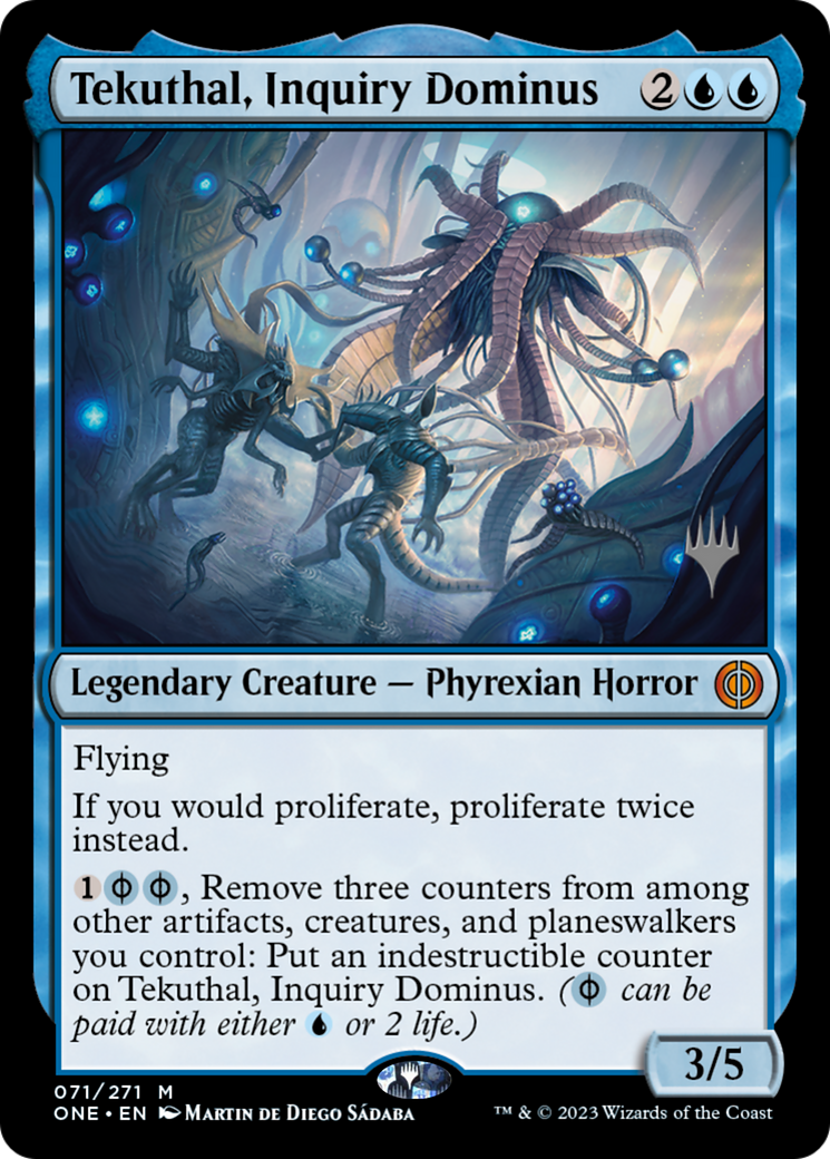 Tekuthal, Inquiry Dominus (Promo Pack) [Phyrexia: All Will Be One Promos]