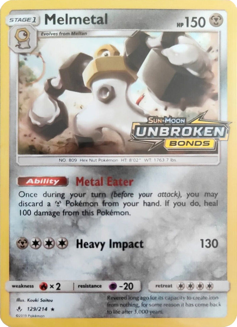 Melmetal - 129/214 (Unbroken Bonds Stamped) (129/214) [Miscellaneous Cards & Products]