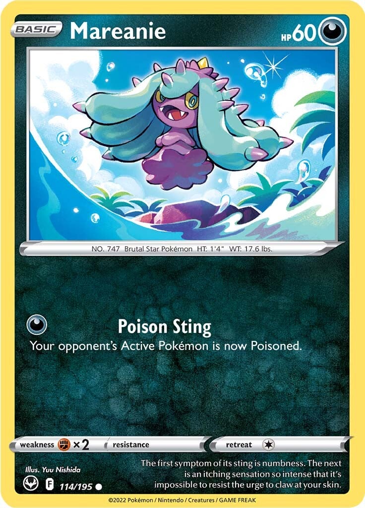 Mareanie (114/195) [SWSH12: Silver Tempest]
