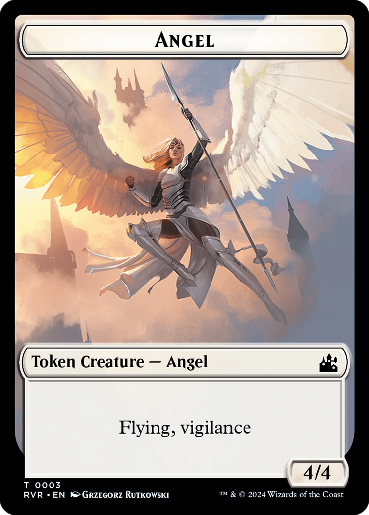 Angel Token (0003) (3) [Ravnica Remastered]