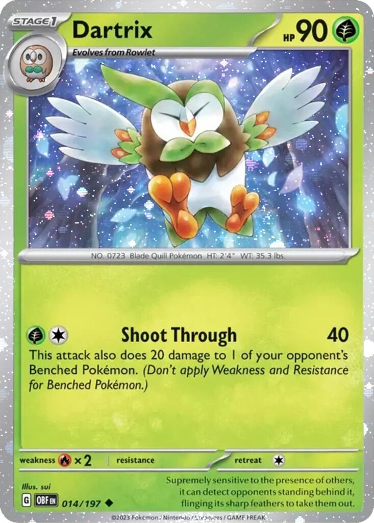 Dartrix - 014/197 (Cosmos Holo) (014/197) [Miscellaneous Cards & Products]