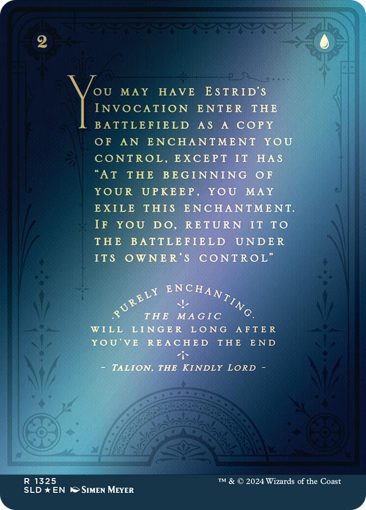 Estrid's Invocation (1325) [Secret Lair Drop Series]