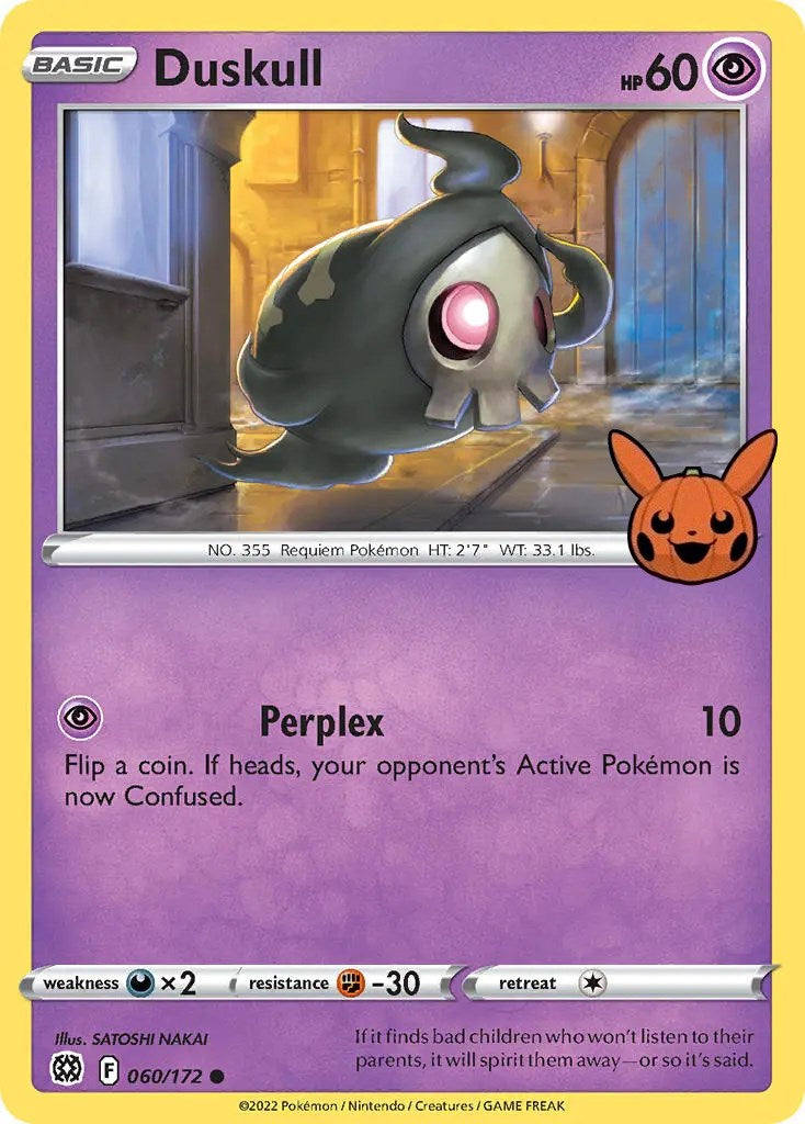 Duskull (060/172) [Trick or Trade BOOster Bundle]