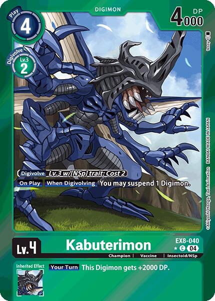 Kabuterimon (Limited Foil) (EX8-040 C) [Chain of Liberation]