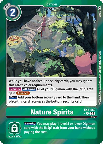 Nature Spirits (Limited Foil) (EX8-069 U) [Chain of Liberation]