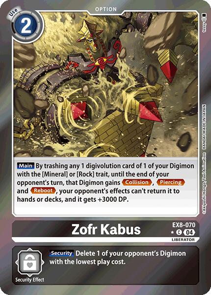 Zofr Kabus (Limited Foil) (EX8-070 C) [Chain of Liberation]
