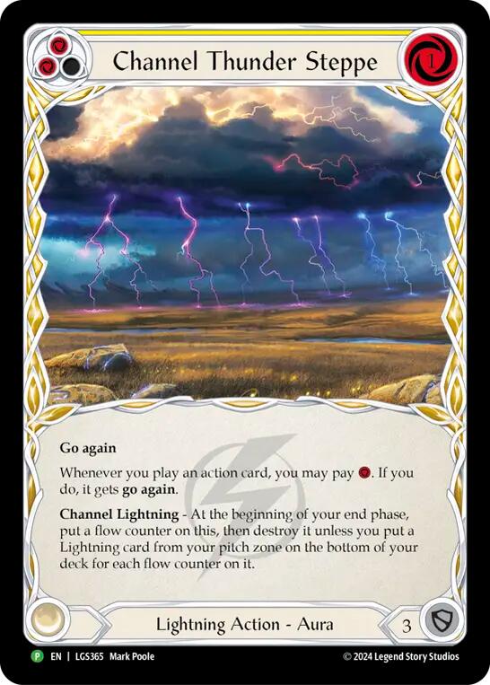 Channel Thunder Steppe - LGS365 (LGS365) [Flesh and Blood: Promo Cards]