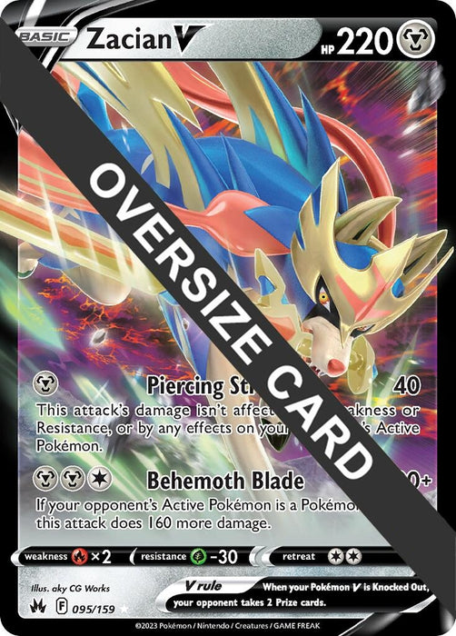 Image for Zacian V (095/159) [Jumbo Cards] - Pokemon