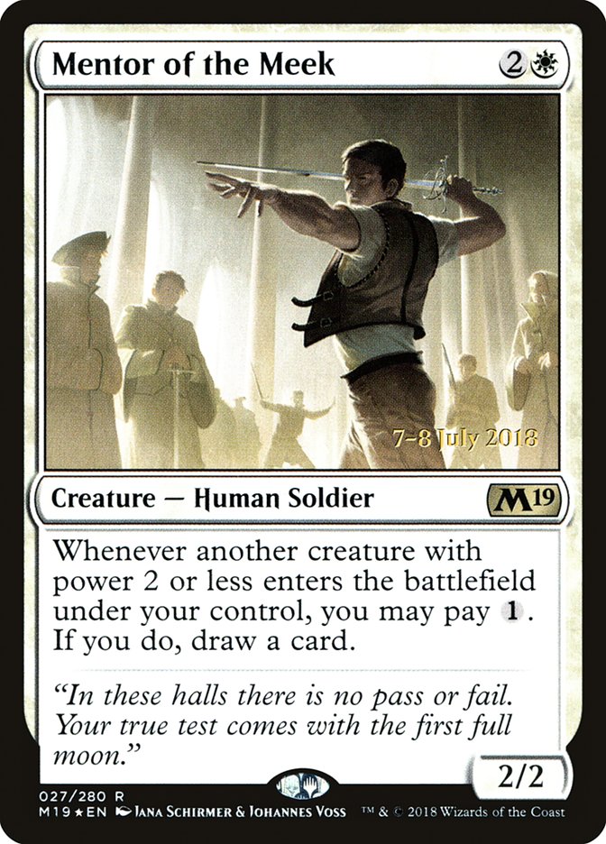 Mentor of the Meek (27) [Prerelease Cards]