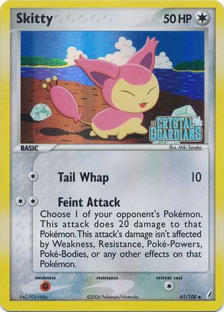 Skitty (41/100) [EX Crystal Guardians]
