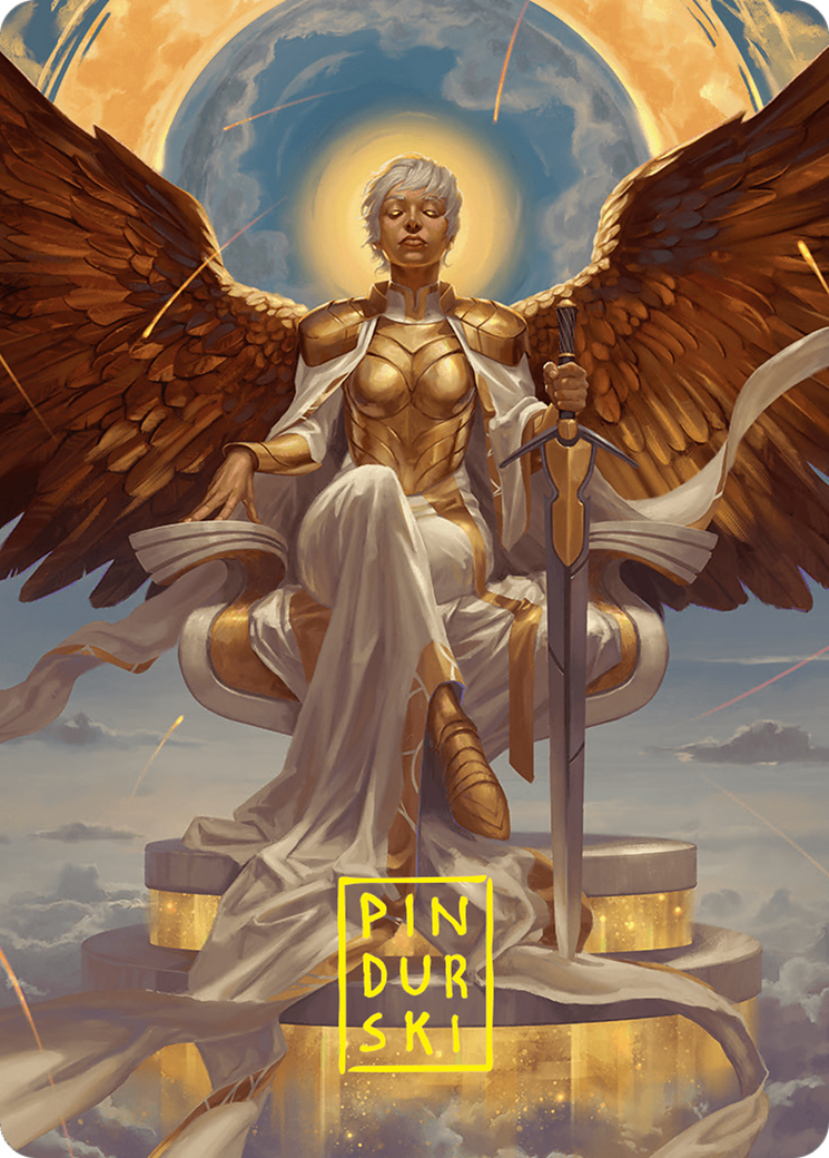 Herald of Eternal Dawn Art Card (27/54) (27) [Art Series: Foundations]