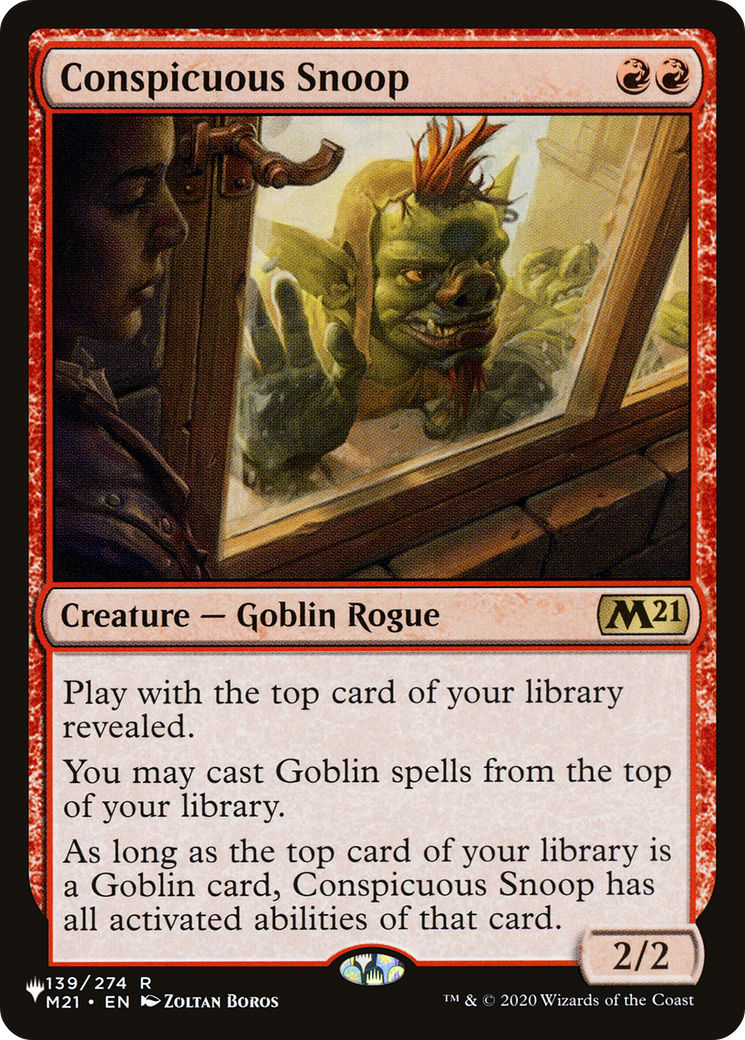 Conspicuous Snoop (139/274) [The List Reprints]