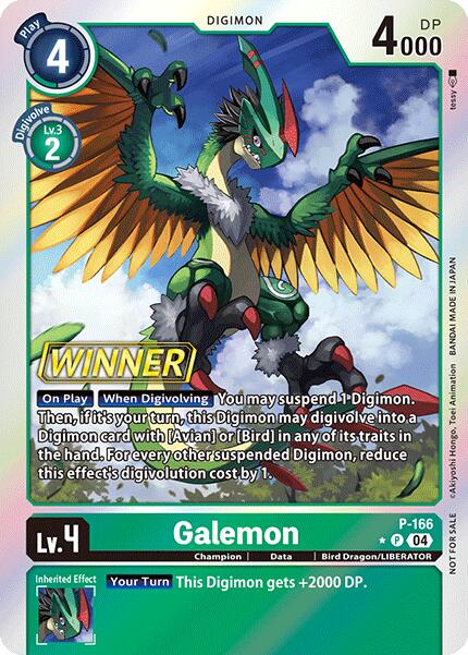 Galemon (Store Tournament 2025 Vol.1 Winner Pack) (P-166 P) [Digimon Promotion Cards]