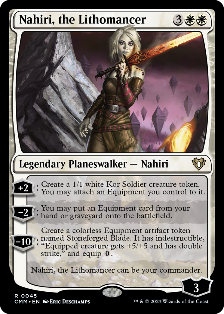 Nahiri, the Lithomancer (45) [Commander Masters]