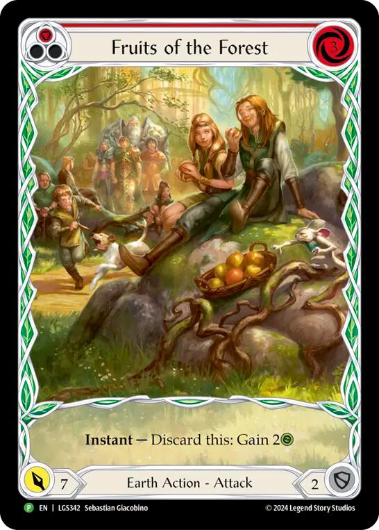 Fruits of the Forest (Red) - LGS342 (LGS342) [Flesh and Blood: Promo Cards]