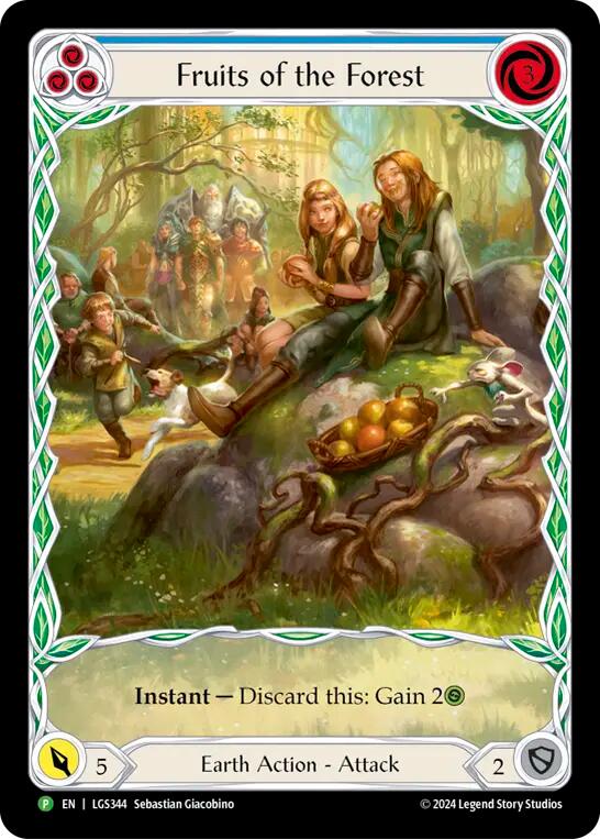 Fruits of the Forest (Blue) - LGS344 (LGS344) [Flesh and Blood: Promo Cards]