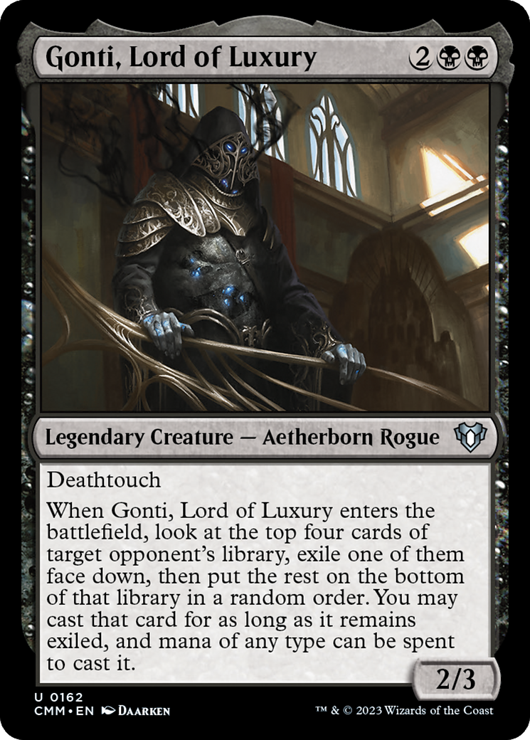 Gonti, Lord of Luxury (162) [Commander Masters]