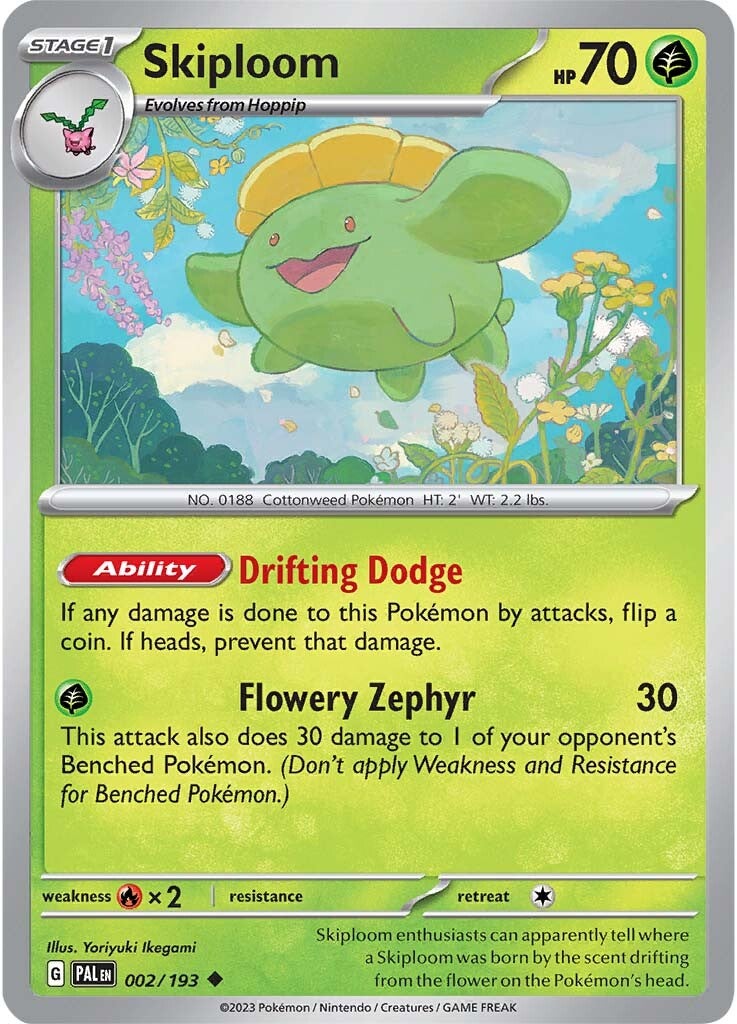 Skiploom (002/193) [SV02: Paldea Evolved]