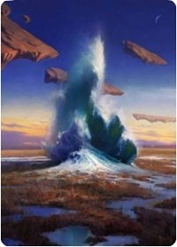Flooded Strand Art Card (29) [Art Series: Zendikar Rising]