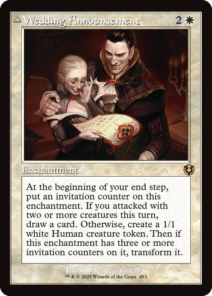 Wedding Announcement (Retro Frame) (453) [Innistrad Remastered]