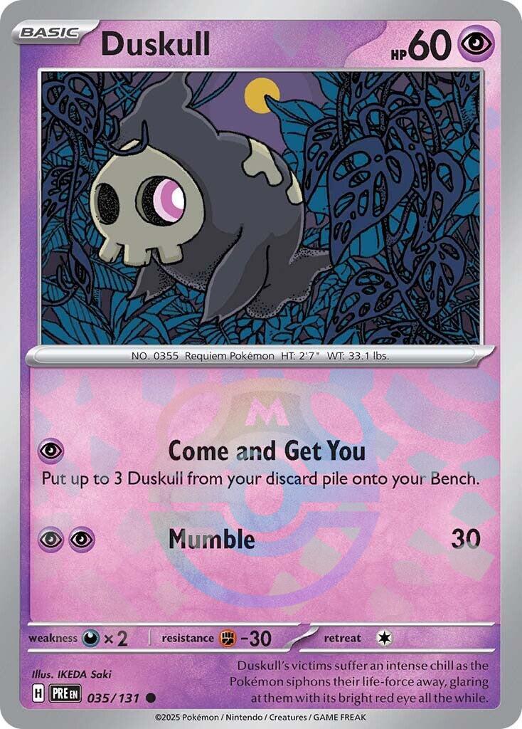 Duskull (Master Ball Pattern) (035/131) [SV: Prismatic Evolutions]