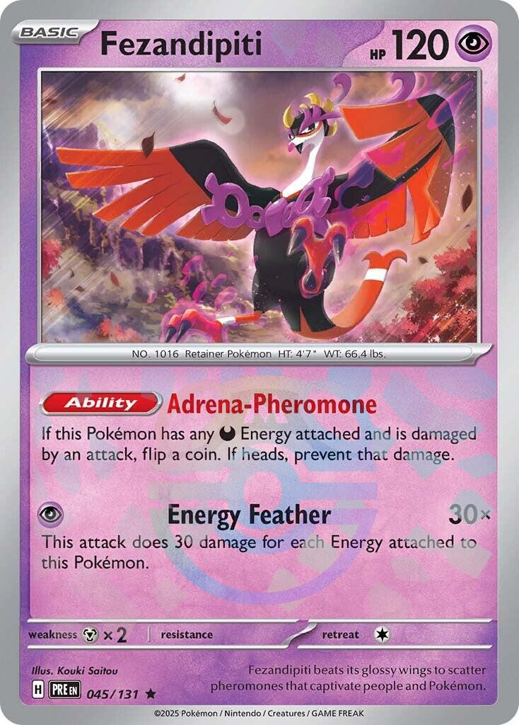 Fezandipiti (Master Ball Pattern) (045/131) [SV: Prismatic Evolutions]