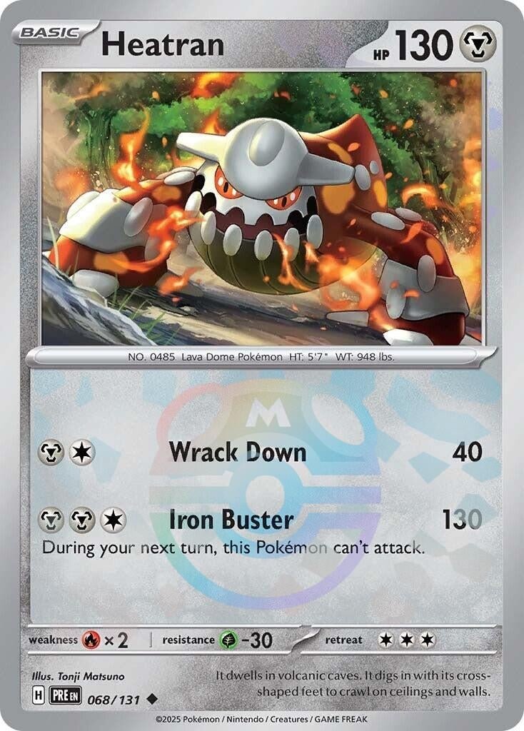 Heatran (Master Ball Pattern) (068/131) [SV: Prismatic Evolutions]