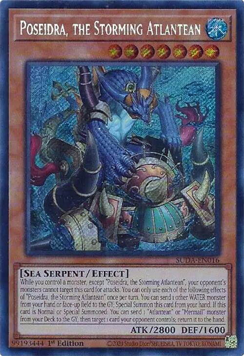 Poseidra, the Storming Atlantean (SUDA-EN016) [Supreme Darkness]