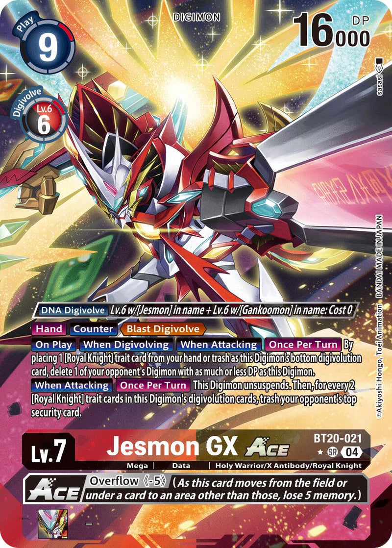 Jesmon GX ACE (Alternate Art) (BT20-021 SR) [Release Special Booster 2.5]