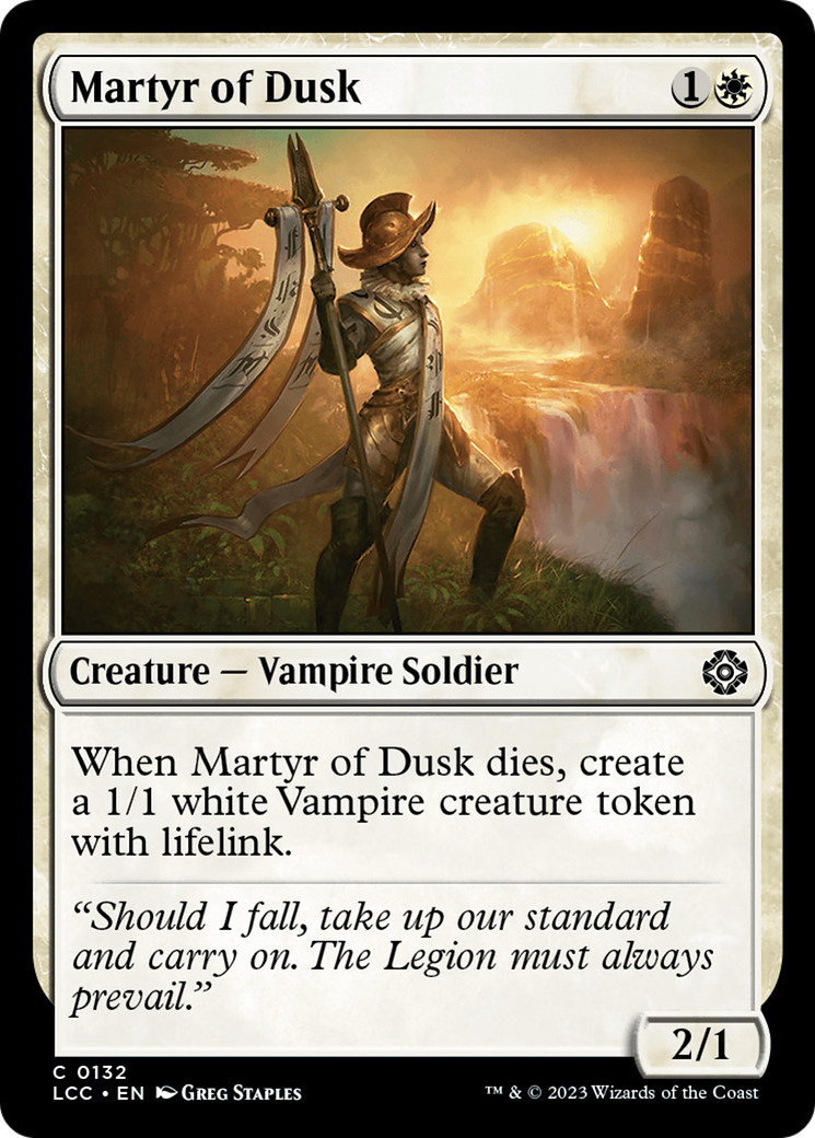 Martyr of Dusk (132) [Commander: The Lost Caverns of Ixalan]