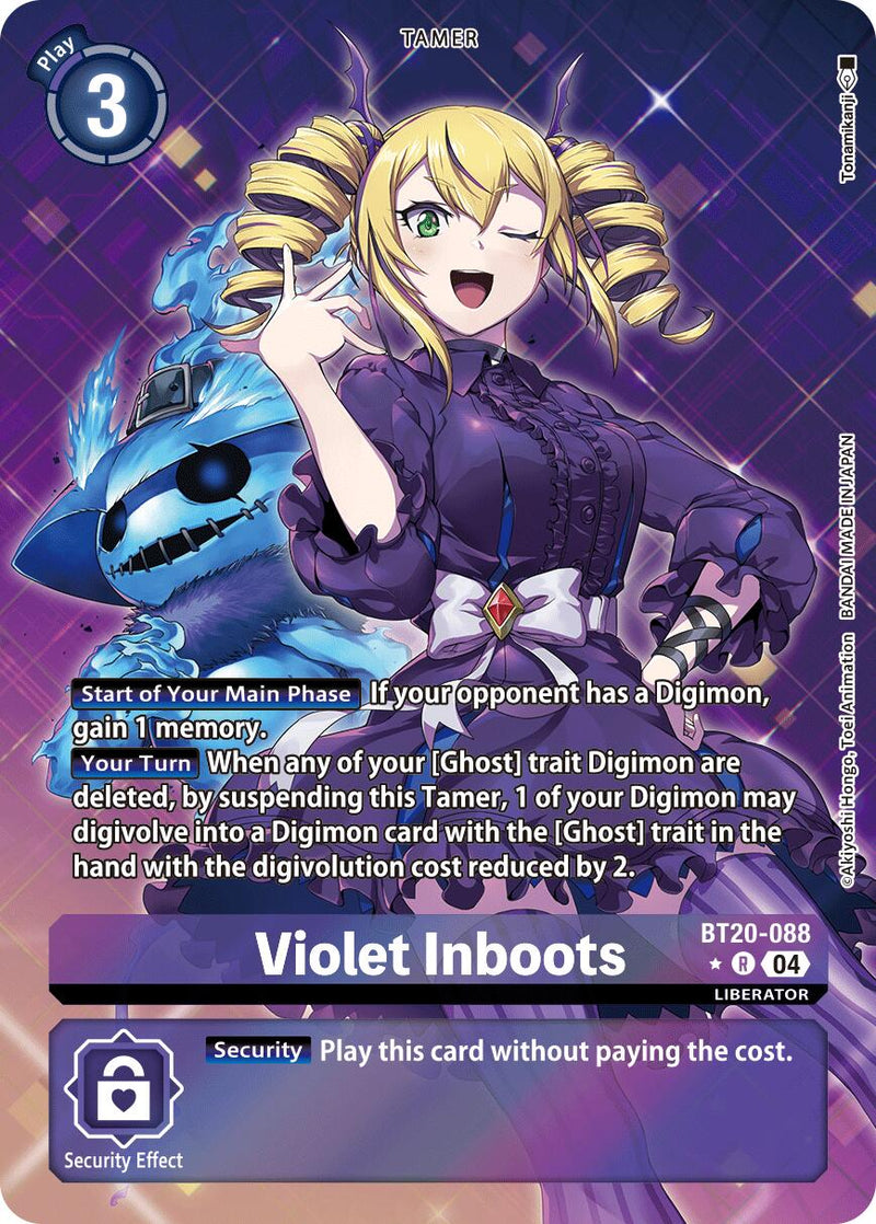 Violet Inboots - BT20-088 (Alternate Art) (BT20-088 R) [Release Special Booster 2.5]