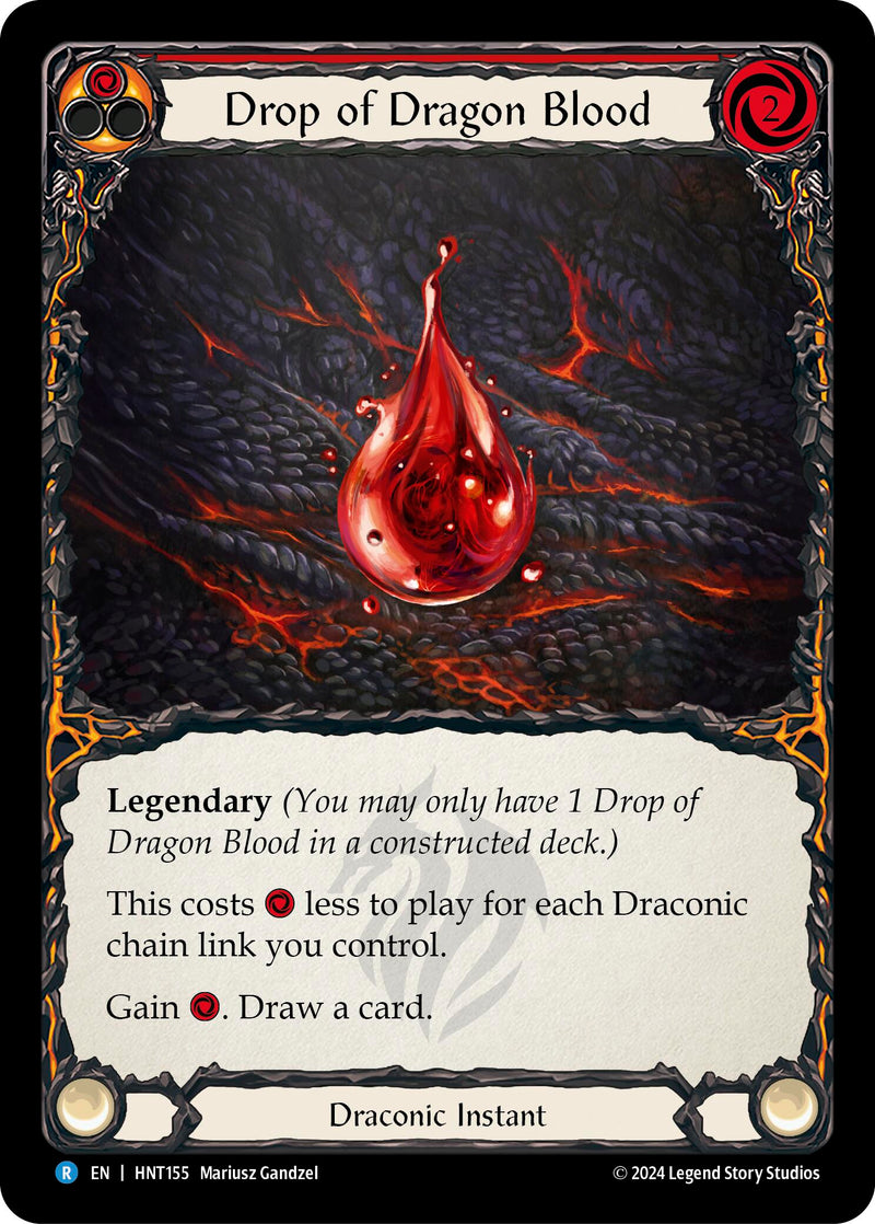 Drop of Dragon Blood (Red) (HNT155) [The Hunted]