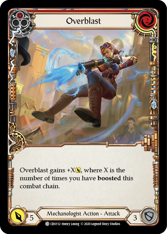 Overblast (Red) (CRU112) [Crucible of War]