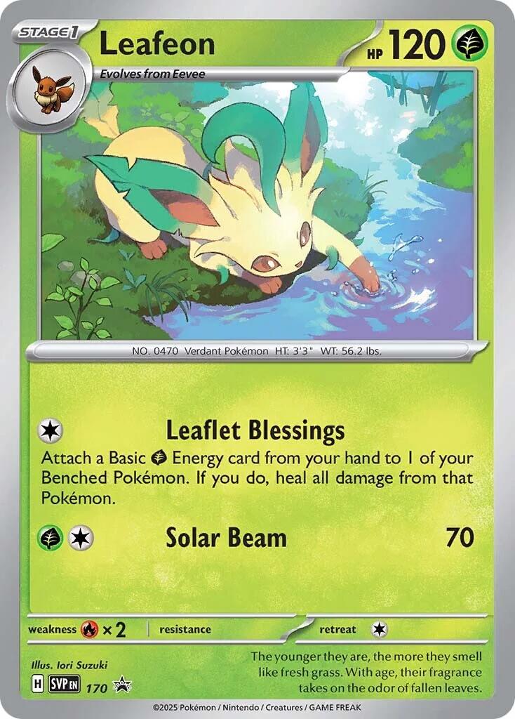 Leafeon - 170 (Cosmos Holo) (170) [SV: Scarlet & Violet Promo Cards]