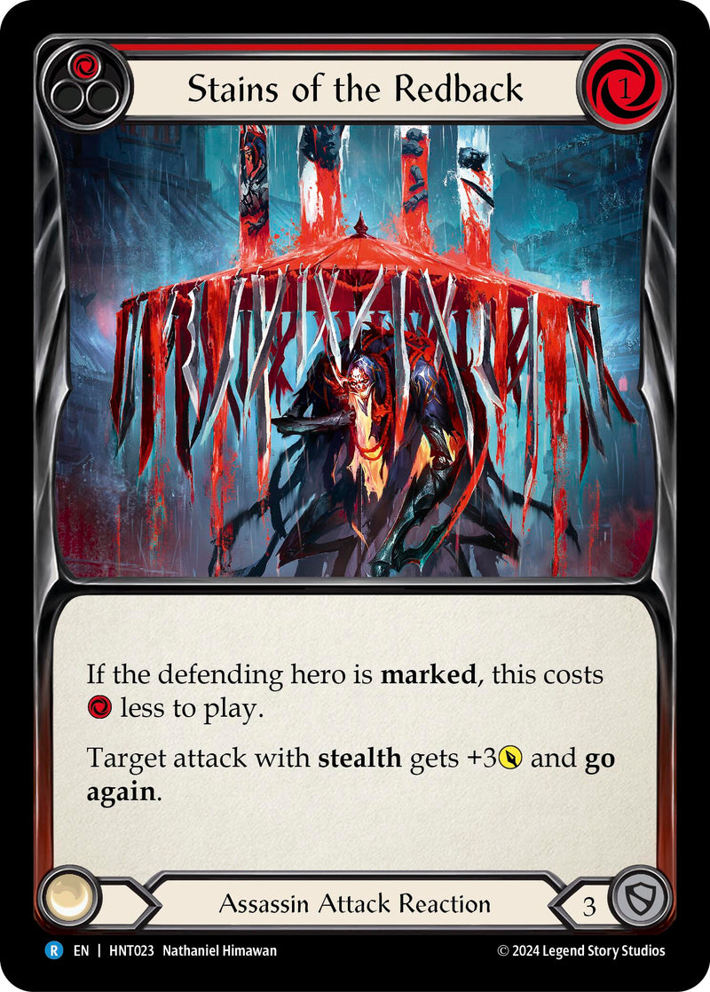 Stains of the Redback (Red) (HNT023) [The Hunted]