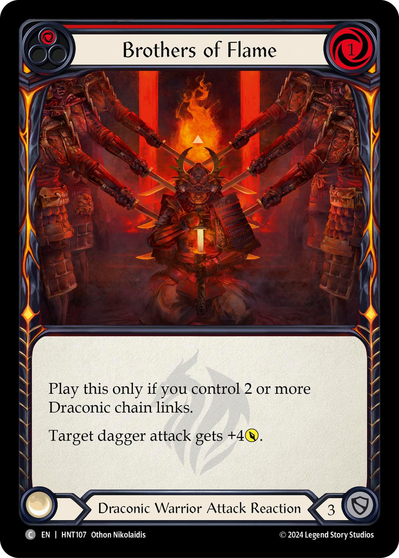 Brothers of Flame (Red) (HNT107) [The Hunted]